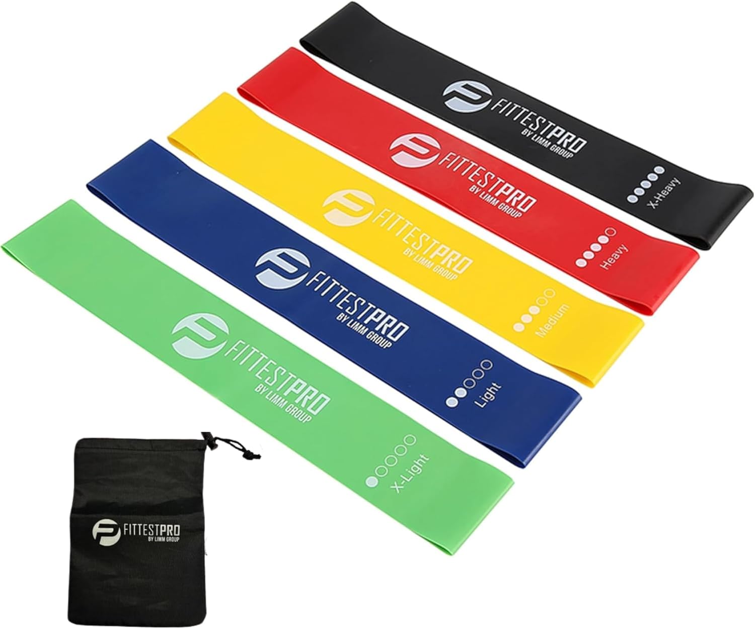 Fittest Pro by Limm Resistance Bands for Legs and Butt, Fabric Exercise Loop Bands Yoga, Pilates, Rehab, Fitness and Home Workout, Strength Bands for Booty Fittest Pro by Limm Resistance Bands for Legs and Butt, Fabric Exercise Loop Bands Yoga, Pilates, Rehab, Fitness and Home Workout, Strength Bands for Booty