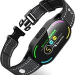 Dog Bark Collar, Rechargeable Smart Collar, with 4 Adjustable Modes Beep Vibration and 5 Adjustable Sensitivities, Bark Collar for Large Medium Small Dogs (Black)