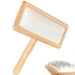 Dog Slicker Brush for Shedding and Grooming, Pet Deshedding Brush with Rounded Tips&Air-Cushion for Dogs & Cats, Undercoat & Dematting Tool for Long/Short Hair Pets