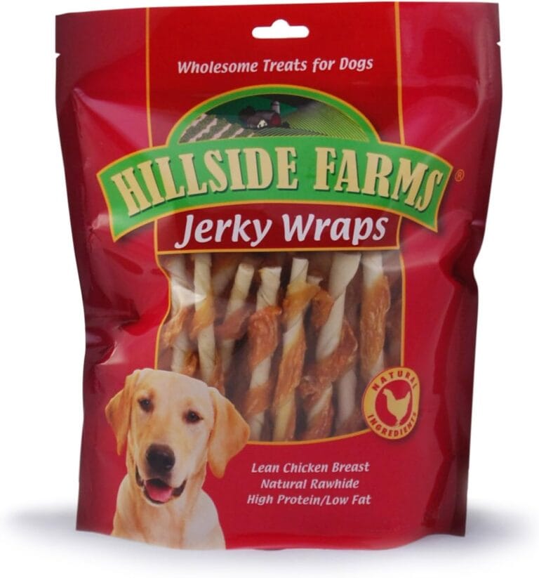 Hillside Farms Chicken And Rawhide Jerky Wraps Premium Dog Treats, 32-Ounce