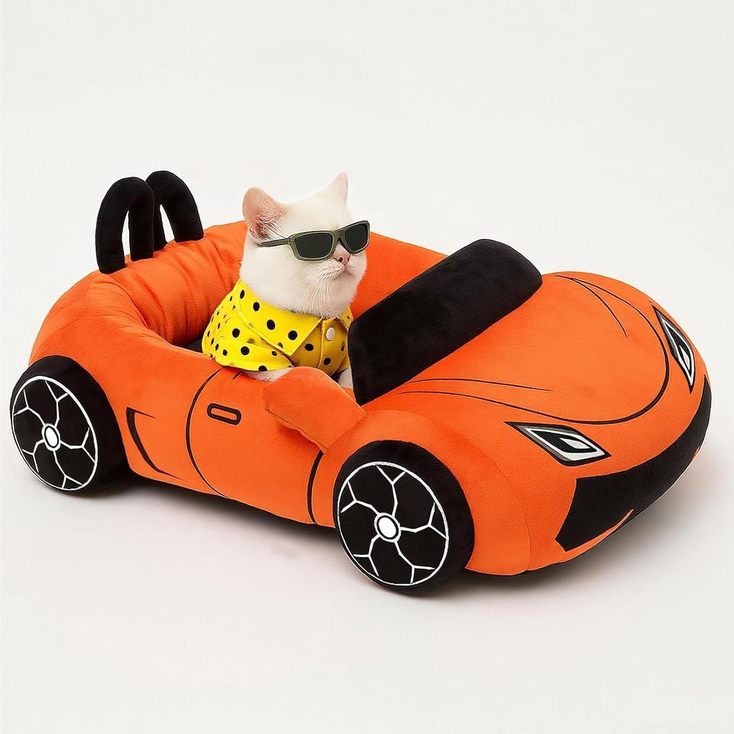 Cute Cat Beds Kitten Beds, Soft Small Dog Beds, Washable Pet Beds for Puppy and Kitty, Funny Supercar Cat Toys, 24 Inch Cute Cat Beds Kitten Beds, Soft Small Dog Beds, Washable Pet Beds for Puppy and Kitty, Funny Supercar Cat Toys, 24 Inch