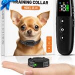 Small Dog Shock Collar for Dogs 5-15lbs - 2000FT Remote,Waterproof,Vibration/Beep/Safe Shock E-Collar - Dog Training Collar with Remote Control for Puppies, Small & Medium Breeds