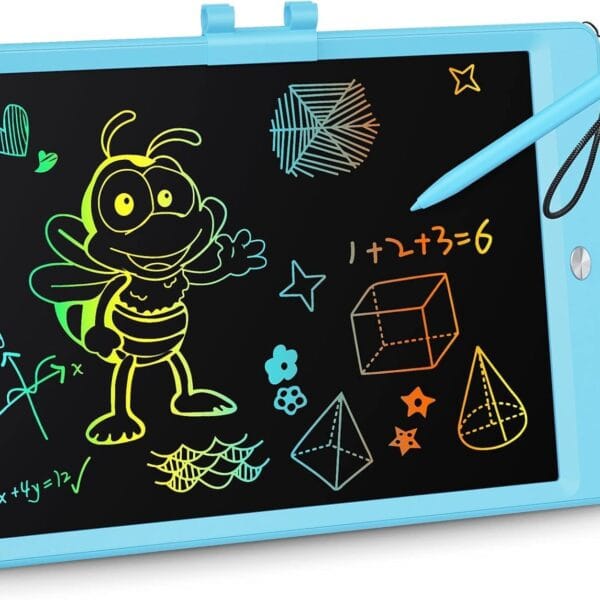 KOKODI LCD Writing Tablet, Gifts for 3 Years Old Boys and Girls10 Inch Colorful Doodle Board Drawing Tablet, Erasable Reusable Electronic Drawing Pads, Educational and Learning Toys for Kids