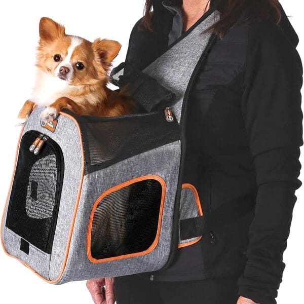 K&H Pet Products Should Sling Pet Carrier Gray (12" x 10" x 13")