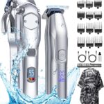 Romanda Clippers and Trimmers Set, Hair Clippers for Men Cordless,Mens Clippers and Grooming Set,Barber Clippers Set