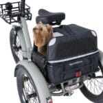 MOONCOOL Bike Bags Pet Bag for TK1 Tricycle, Waterproof 600D Etrike Basket Trunk Pannier Saddle Seat Storage Bag Carrier with Reflector