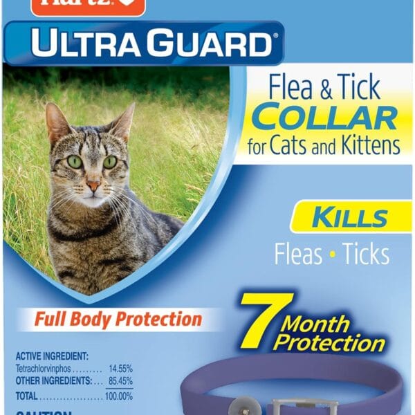 Hartz UltraGuard Purple Flea & Tick Collar for Cats and Kittens - 7 Month Protection