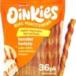 Hartz Oinkies Tender Twists with Real Chicken Breast Rawhide-Free Dog Treats, Highly Digestible Dog Chews, 36 Count