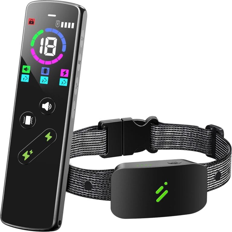 Dog Training Collar with Remote - Runlane IP67 Waterproof 2680FT Dog Shock Collar for Small Medium Large Dogs 8-120lbs Rechargeable E-Collar 4 Training Modes