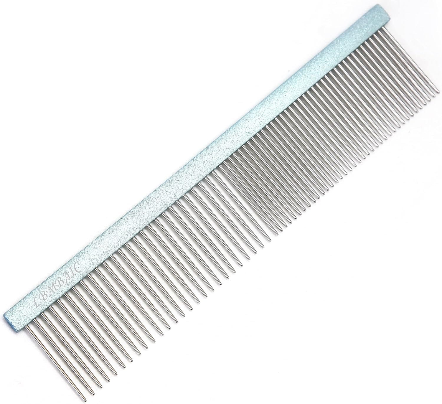 Metal Dog Grooming Comb for Shedding Tangles,Knots,Mats.Dog Combs With Long Wide Tooth for Long Thick Curly Hair Metal Pet Comb for Poodles and Goldendoodles Dematting.7.5INCHES.(Blue) Metal Dog Grooming Comb for Shedding Tangles,Knots,Mats.Dog Combs With Long Wide Tooth for Long Thick Curly Hair Metal Pet Comb for Poodles and Goldendoodles Dematting.7.5INCHES.(Blue)