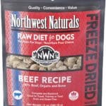 Northwest Naturals Freeze-Dried Beef Dog Food - Bite-Sized Nuggets - Grain-Free, High-Protein, Raw Diet, Human-Grade Ingredients, All Natural, Premium Quality, Healthy & Nutritious - 12 Oz