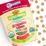 Mini Organic Dog Training Treats  Crunchy, Low Calorie Dog Biscuits with Strawberry & Peanut Butter  Vegan, Human-Grade, No Sugar Added, Made in USA for Small Dogs & Puppies, (8 oz)