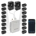 Smart Home Energy Monitor with 16 50A Circuit Level Sensors, Measure Power Usage in Real-Time, History with App (16 50A Circuit Level Sensors) - Compatible with Home Assistant