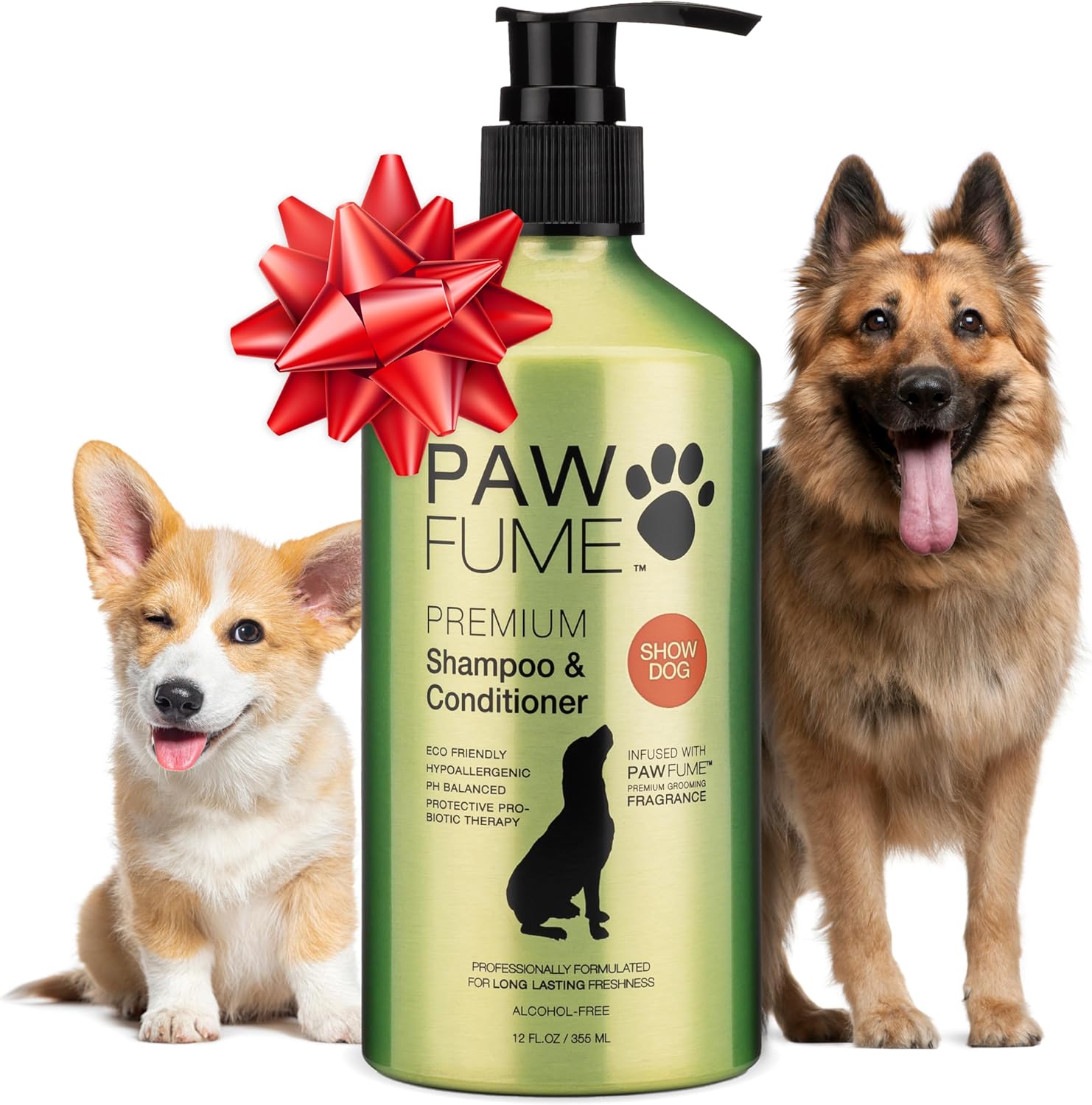 PAWFUME Deshedding Dog Shampoo and Conditioner, Show Dog, 1-Pack Nourish & Detangle for Silky Soft Coat Probiotic, Deep-Cleaning, pH-Balanced Formula Salon-Quality Shampoo for Dogs PAWFUME Deshedding Dog Shampoo and Conditioner, Show Dog, 1-Pack Nourish & Detangle for Silky Soft Coat Probiotic, Deep-Cleaning, pH-Balanced Formula Salon-Quality Shampoo for Dogs