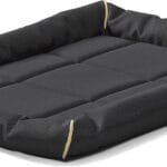 MidWest Homes for Pets Medium QuietTime MAXX Ultra-Rugged Dog Bed, Water & Odor Resistant, Bolstered Edge, Non-Slip Bottom, Fits 30-inch Crates, Black
