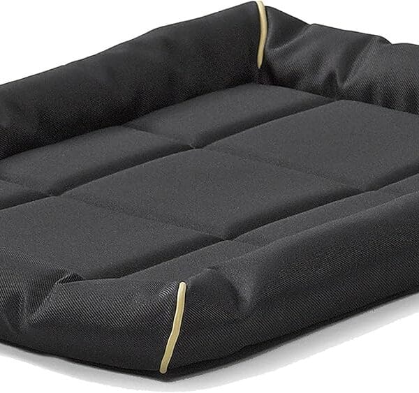 MidWest Homes for Pets Medium QuietTime MAXX Ultra-Rugged Dog Bed, Water & Odor Resistant, Bolstered Edge, Non-Slip Bottom, Fits 30-inch Crates, Black