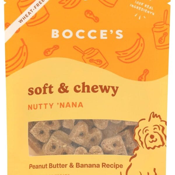 Bocce'S Bakery Nutty Nana Soft & Chewy Dog Treat, 6 Oz