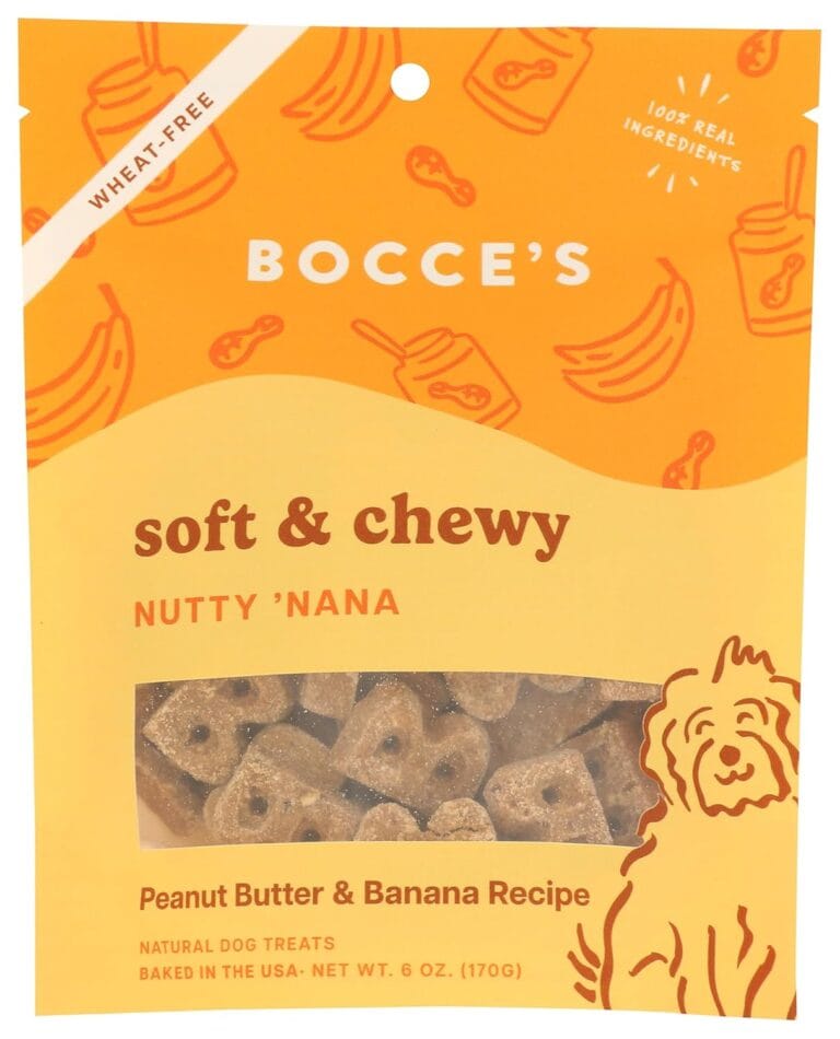 Bocce'S Bakery Nutty Nana Soft & Chewy Dog Treat, 6 Oz