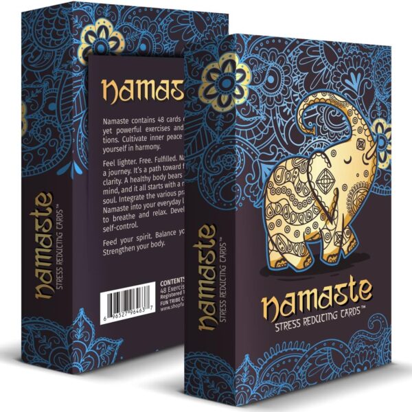 Namaste Mindfulness Cards - Stress & Anxiety Relief, Meditation Cards - Self Care Gifts for Women - MSS Inc