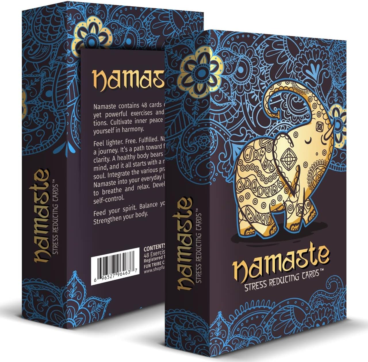 Namaste Mindfulness Cards - Stress & Anxiety Relief, Meditation Cards - Self Care Gifts for Women - MSS Inc Namaste Mindfulness Cards - Stress & Anxiety Relief, Meditation Cards - Self Care Gifts for Women - MSS Inc