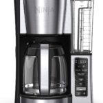 Ninja 12-Cup Programmable Coffee Brewer, 2 Brew Styles, Adjustable Warm Plate, 60oz Water Reservoir, Delay Brew - Black/Stainless Steel