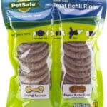 PetSafe Busy Buddy Natural Rawhide Rings - Long-Lasting Chew Refills - Quality Ingredients - Peanut Butter & Original Rawhide Flavored Treat Rings - Size C - 24-Pack