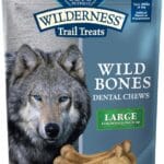Blue Buffalo Wilderness Wild Bones Grain-Free Dental Chews Dog Treats, Large, 27-oz Bag