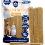 Himalayan Dog Chew Yogurt Sticks, Peanut Butter, Dog Treats With Prebiotics, Probiotics & Protein, Digestive Support, Lactose & Gluten Free, Natural Dog Treat for All Breeds, Made in America, 5 Count