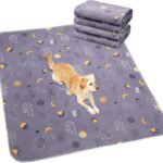 UPSKY Washable Pee Pads for Dogs 2 Pack 34" x 36" Reusable Puppy Pads Waterproof Pet Training Pads, Non-Slip Dog Mats Fast Absorbent Whelping Pads for Playpen, Potty, Crate, Bed