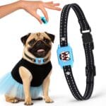 Bark Collar for Small Dogs 5-15 lbs with Magnetic Charging  No Shock, 3 Beep & Vibration Modes, 5 Sensitivity Levels  Humane Stop Anti-Barking Device  Dog Training Bark Collar (Blue)
