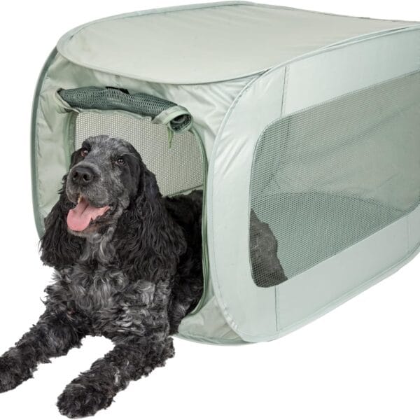 SportPet Designs Soft Sided Pop-Open Kennels, Light Green