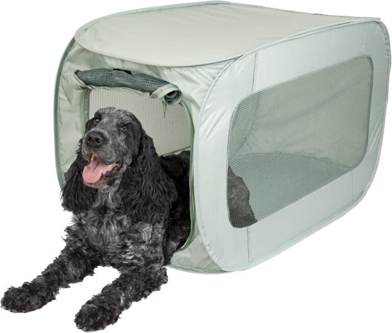 SportPet Designs Soft Sided Pop-Open Kennels, Light Green