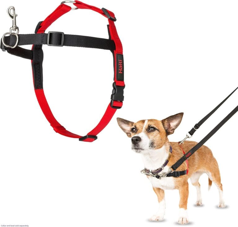 HALTI Front Control Harness - To Stop Your Dog Pulling on the Leash. Adjustable, Lightweight and Easy to Use. Anti-Pull Dog Training Harness for Small Dogs (Size S)