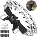 Quick Release Dog Training Collar Adjustable Stainless Steel Collar for Small Medium Large Dog (Black, S Neck Girth 11.2"-14.5")