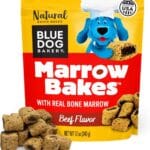 Blue Dog Bakery MarrowBakes Snacks | Small, Crunchy Beef Flavor Treat | Natural Healthy Dog Treats, 12 oz (Pack of 1)