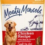 Vitakraft Meaty Morsels Treats for Dogs - Chicken with Beef and Carrots - Super Soft Dog Treats for Training - Two Layers of Gently Oven-Baked Meaty Goodness