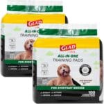 Glad for Pets Black Charcoal Puppy Pads | Puppy Potty Training Pads That Absorb & NEUTRALIZE Urine Instantly | New & Improved Quality, 100 Count(2-Pack)