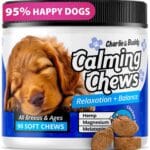 Charlie & Buddy Calming Chews for Dogs, Dog Anxiety Relief, Promote Relaxation, Dog Calming Chews with Melatonin for Dogs, Chamomile, Magnesium Citrate, 90 Soft Chews, Chicken Flavor