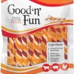 Good 'N' Fun Triple Flavor Twist Chews For Dogs, 22-Count