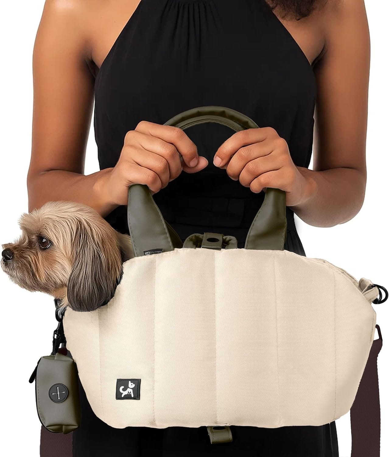 Sytopia Small Dog Carrier Purse, Portable Pet Carrier Tote Carrier with Pockets, Adjustable Safety Leash, Waterproof Dog Travel Bag, Travel Pets Purse up to 4 Lbs, Cream Beige Sytopia Small Dog Carrier Purse, Portable Pet Carrier Tote Carrier with Pockets, Adjustable Safety Leash, Waterproof Dog Travel Bag, Travel Pets Purse up to 4 Lbs, Cream Beige