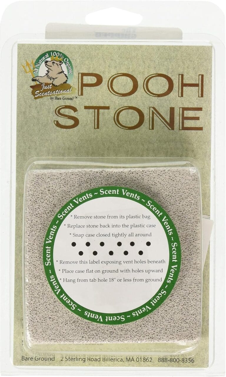 Just Scentsational Pooh Stone Scented Dog Attractant Training Device, Rust red