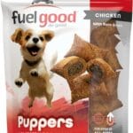 Puppers High Protein Dog Treats - Crunchy Chicken with Bone Marrow & Bone Broth - 12oz Bag - High Protein Treats for Dogs, Made in The USA, Wheat and Corn Free