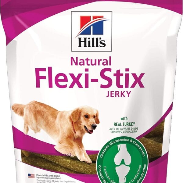 Hill's Natural Flexi-Stix Jerky, All Life Stages, Great Taste, Dog Treats, Turkey, 7.1 oz Bag
