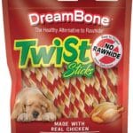 DreamBone Twist Sticks, Made With Real Chicken, Rawhide-Free Chews for Dogs, 50 Count