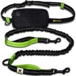 Hundefreund Hands-Free Leash for Small Dogs Under 30 lbs  Lightweight Waist Leash with Reflective Bungee, Pouch & Dual Handles  Ideal for Running, Walking & Hiking