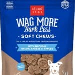 Cloud Star Wag More Bark Less Soft Chews Dog Treats, Bacon, Cheese, & Apples, 6 Oz. Pouch