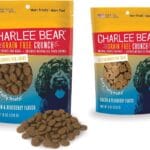 Charlee Bear Dog Training Treats for Small, Medium & Large Breeds, Crunchy Low Calorie Grain Free Dog Treats, USA Made, Bacon & Blueberry 2 Pack, 8oz Each