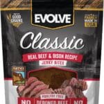 Evolve Classic Beef & Bison Recipe Jerky Bites Soft Dog Treats | 12 oz