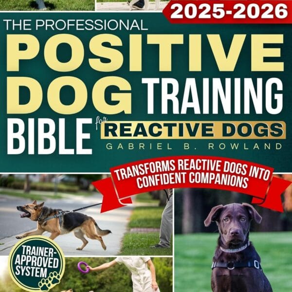 The Professional Positive Dog Training Bible for Reactive Dogs: A Clear System With Step-by-Step Tools, Structured Progression and Techniques That Transform Reactive Dogs into Confident Companions
