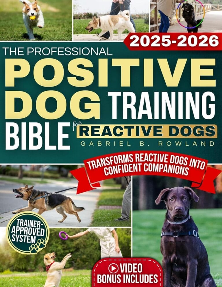 The Professional Positive Dog Training Bible for Reactive Dogs: A Clear System With Step-by-Step Tools, Structured Progression and Techniques That Transform Reactive Dogs into Confident Companions